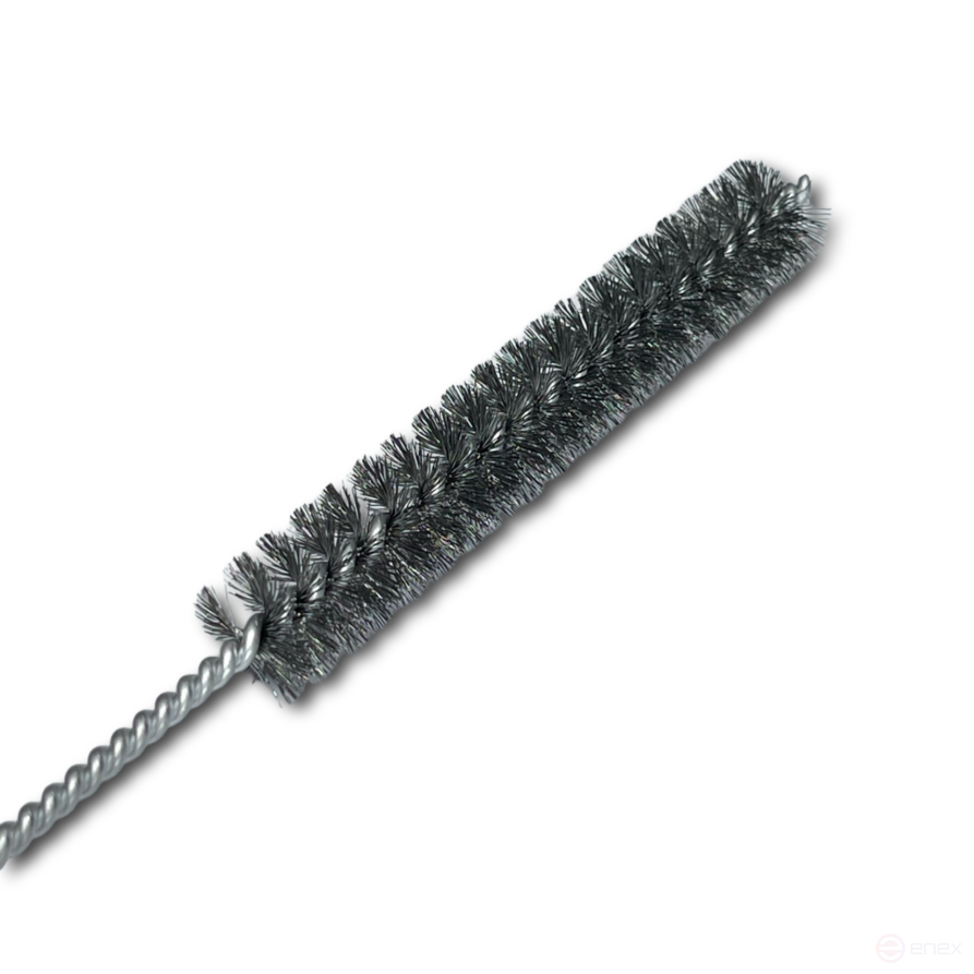 IBZ brush ruff, 300*100 mm, diameter 13 mm, steel corrugated wire STA 0.15 mm, shank 2.0 mm