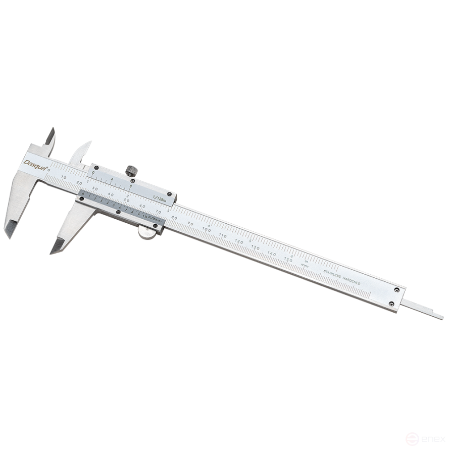 Штангенциркуль нониусный 0-200 мм/0-8"; 0,05 мм/1/128"