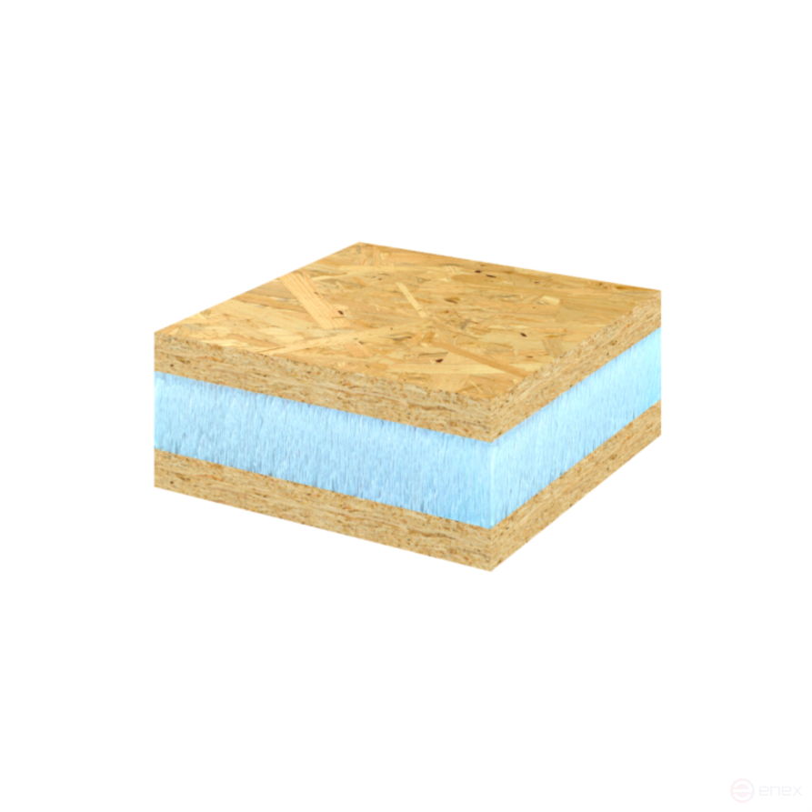 Панель Сендвич 2400х600х40 осп10/эппс20/осп9