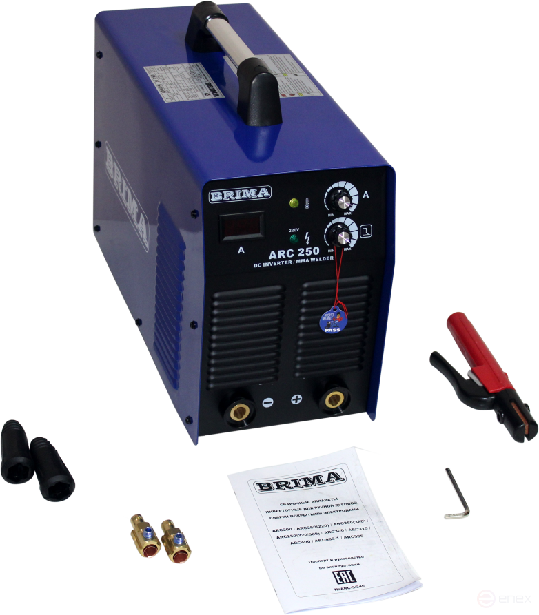 Аппарат инверторный BRIMA ARC-250 (220В) с НАКС