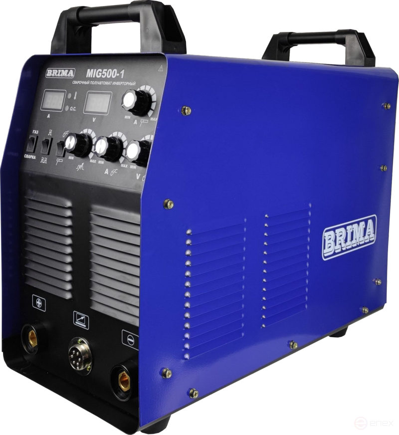 Полуавтомат MIG-500-1 (380В, WF4) (15кг) "BRIMA"