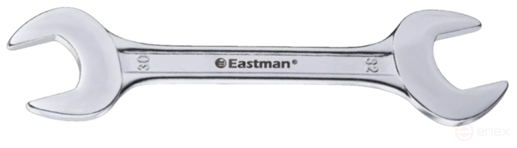 Double-sided horn wrench (elongated, with recessed panel), 10x11, E-2003
