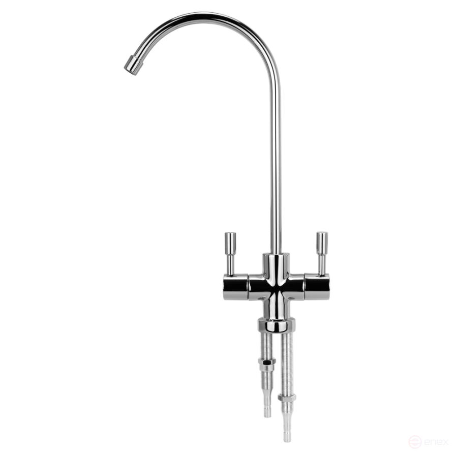 ABF-KR-4, Brass faucet for drinking systems with 2 ceramic valves