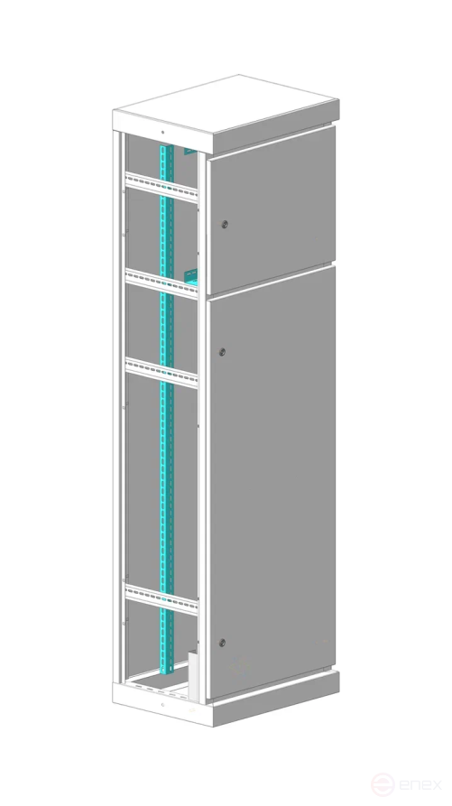 MULTICOLOR Housing VRU-2 (800x2000x600) (WxHxD) IP31 RAL 7035; without mounting panels