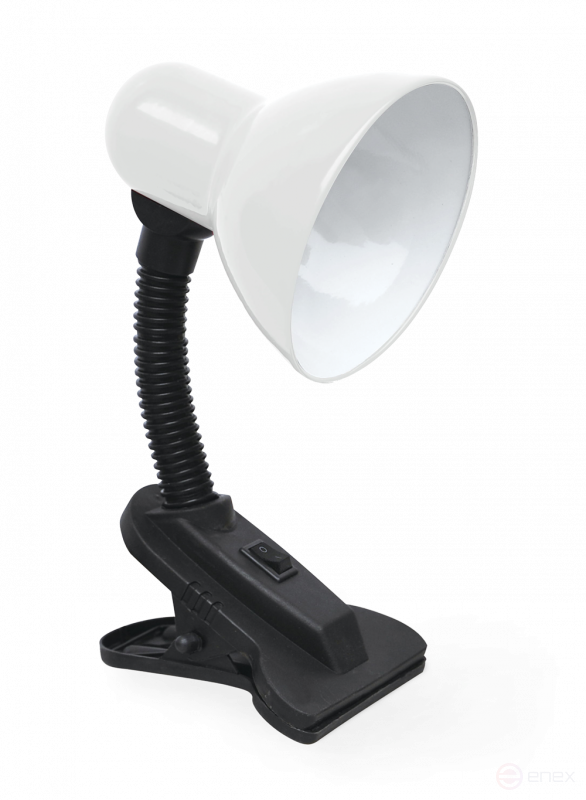 Table lamp for a lamp on a clothespin SNP 21B-E27 230V WHITE (with suspension) IN HOME