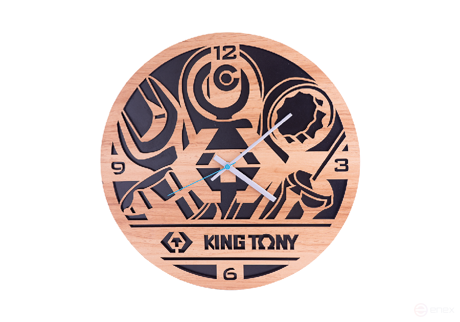 Часы настенные с логотипом бренда "KING TONY" TC001