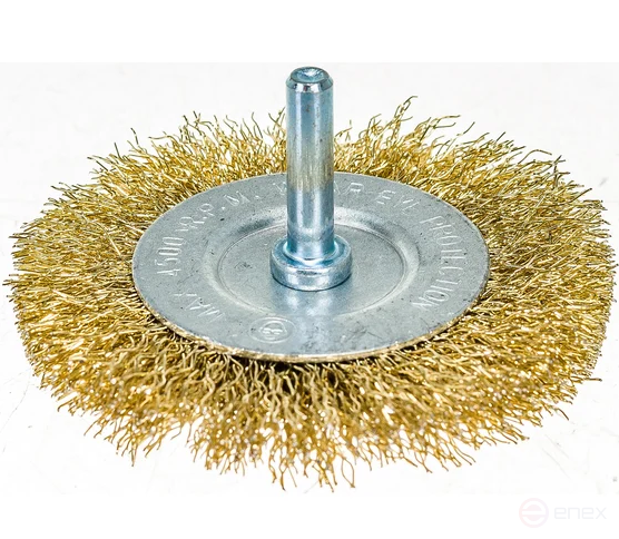 Steel brush, flat 75 mm