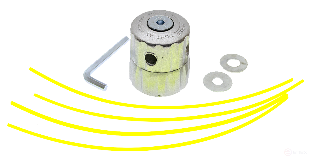 Катушка для триммера 32, Паук, Ударостойкий металл, Универсальная, Ребрист.,ЧЕГЛОК (100) (W01-007)