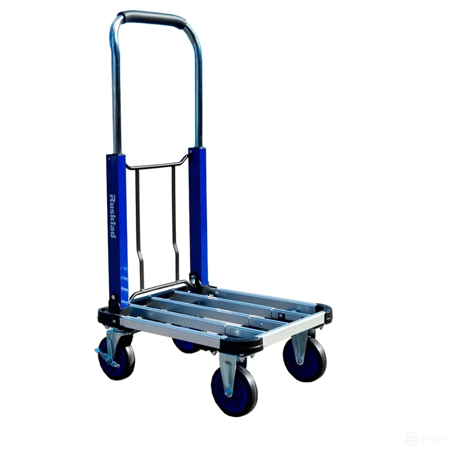 Aluminum folding platform trolley TP 150 And wheels d 100 mm
