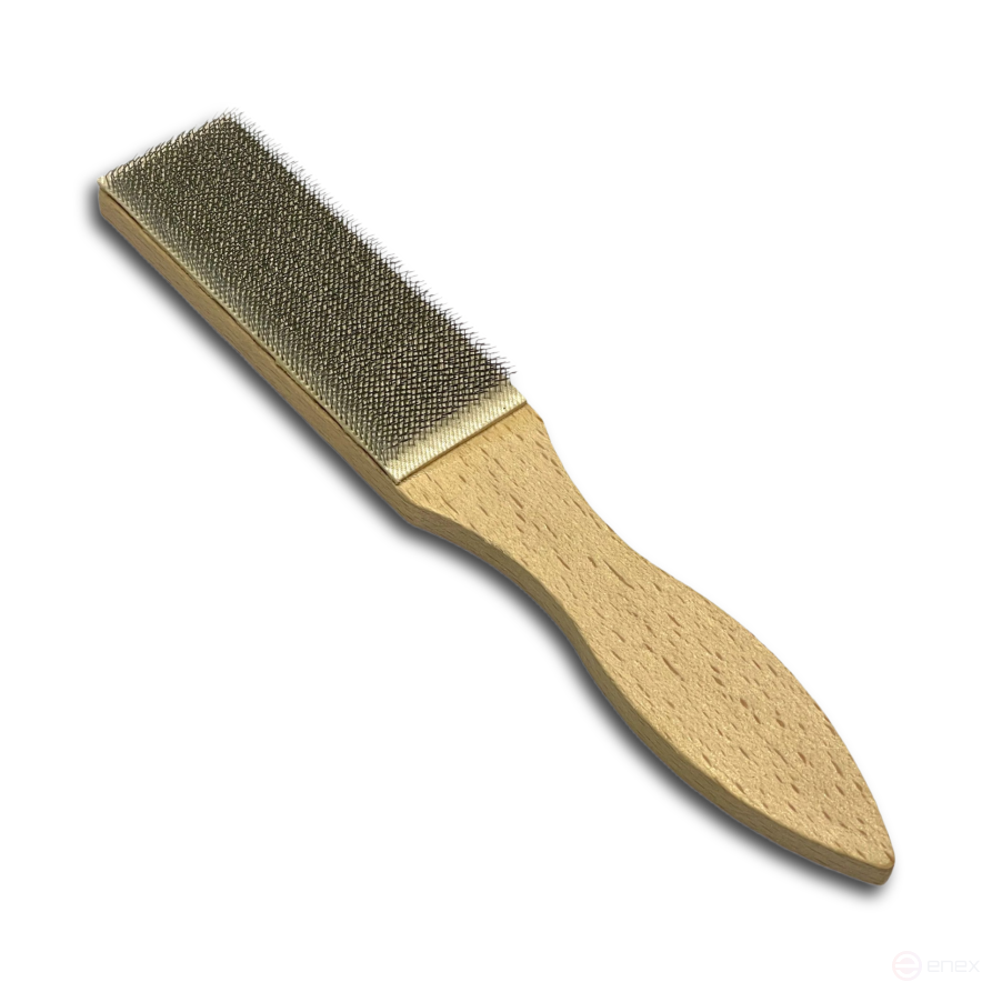 File cleaning brush 250 x 40 mm, working part 115 x 38 mm