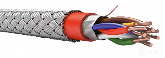 Cable series KPKV, KPKP, including shielded, flexible, armored KPKEVKGng(A)-FRLS 1x2x0,75, 200 m