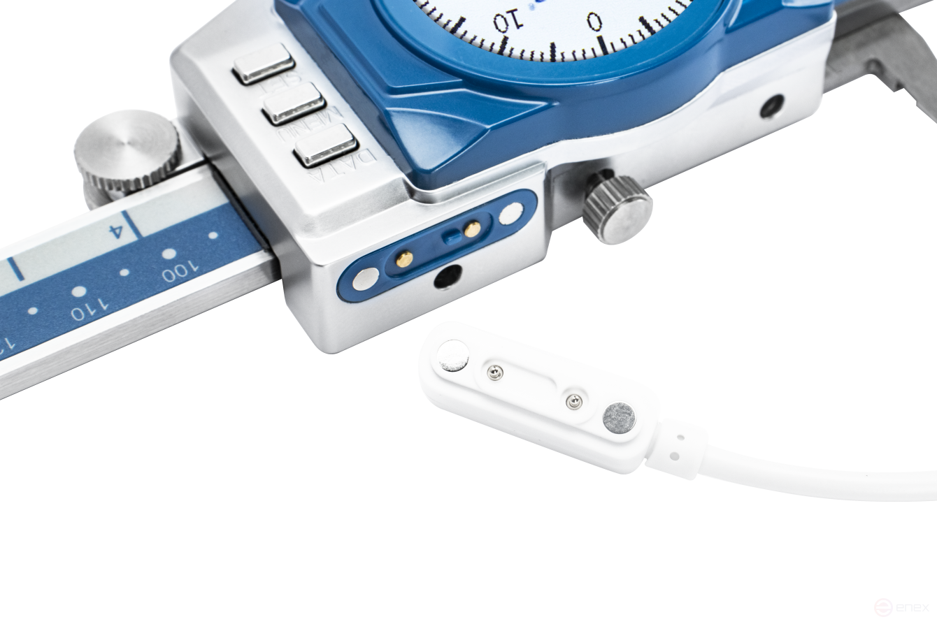 Штангенциркуль цифровой IP67 с индикацией круговой шкалы и с Bluetooth 0-150 мм/0-6"; 0,01 мм/0,0005"