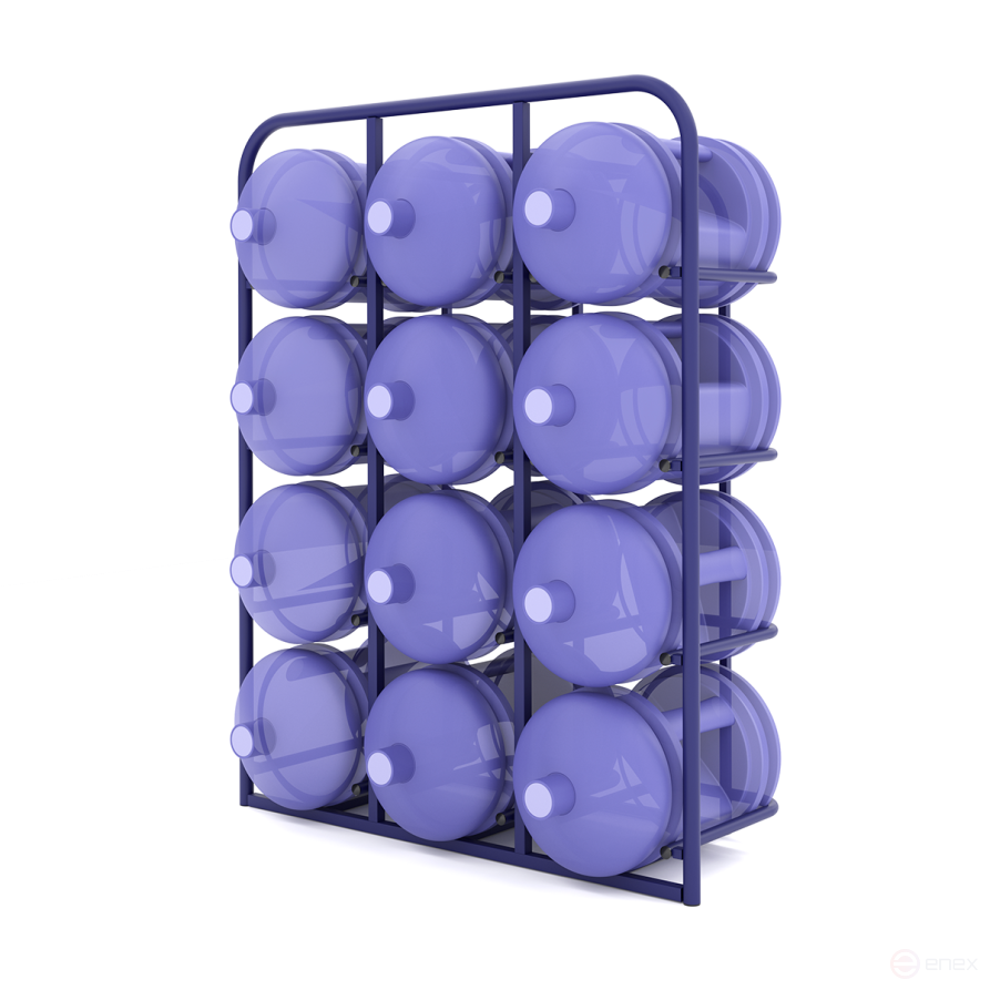 Shelf for water bottles SVD 12 378x1204x940mm (12 pcs).