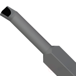 Boring cutter for blind holes GOST 18883-73 type. 1 isp. 1 VK8 25x25x240