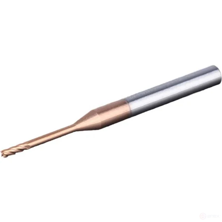 Фреза концевая VHM TiSiN 0,7x10x50х4 z2 ToolPro