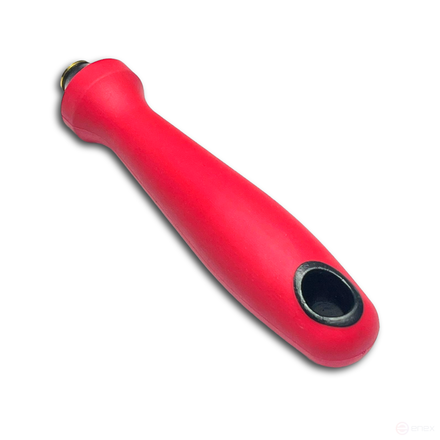 Ручка для щетки ерш, красная, 155*26 мм, внутренняя резьба W1/2"