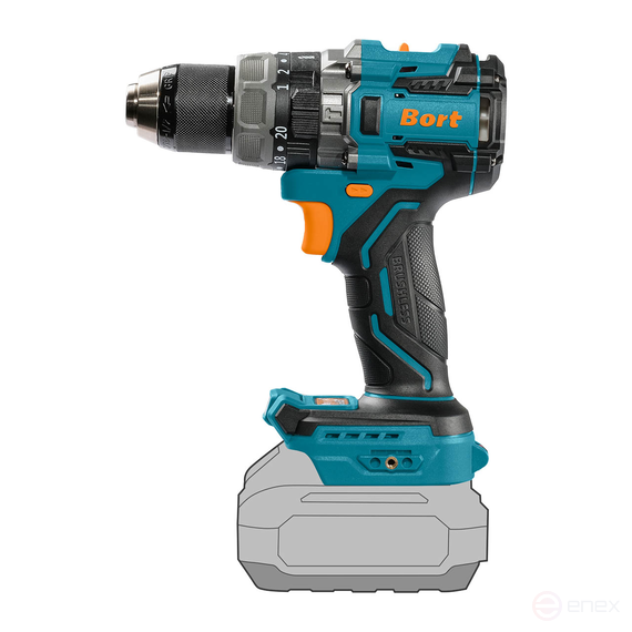 Cordless impact drill BORT BAB-21X (without battery and charger)