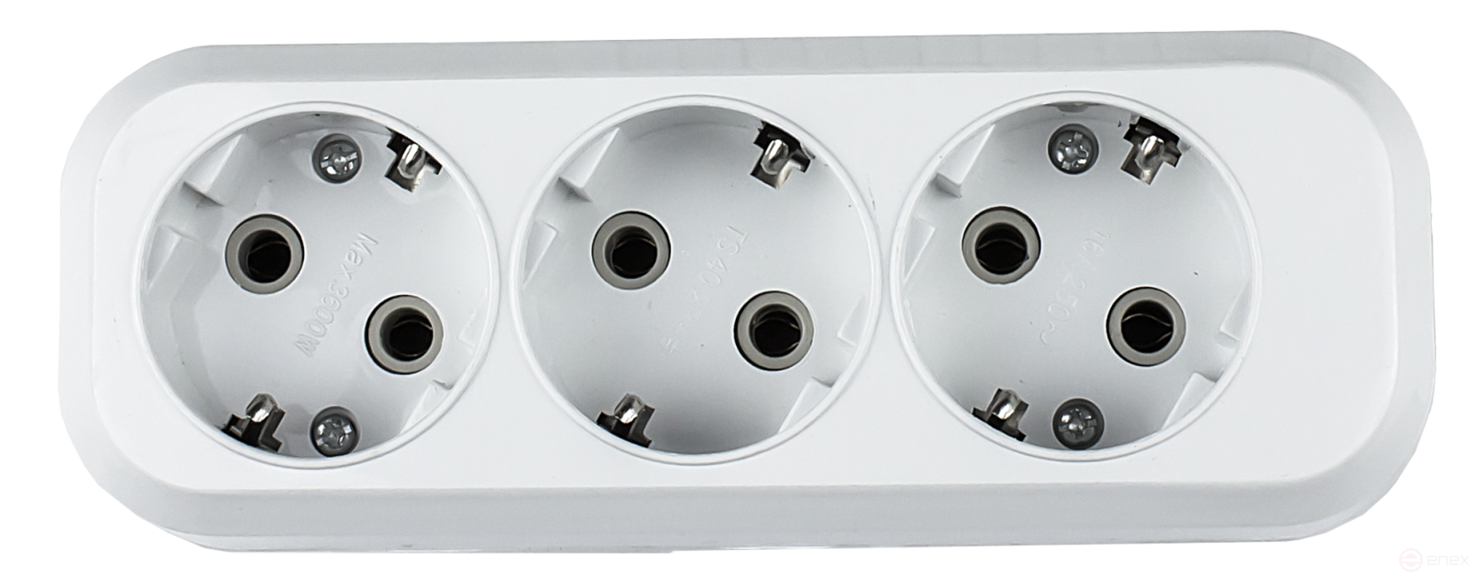 Колодка УЗ-3-GRAND трехместная с заземлением 5130 IN HOME