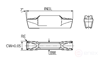 Пластина TDXU2E-0.3 MH312