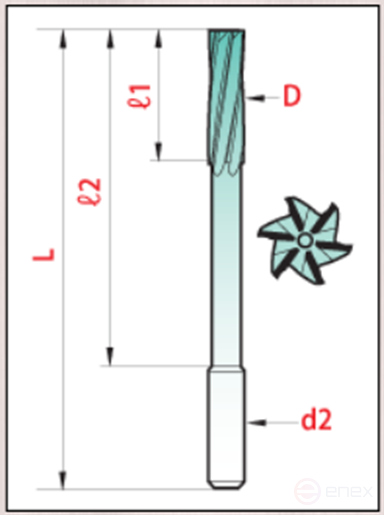 Развертка машинная 8615 3