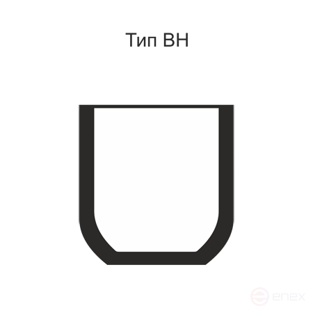 Crucible BH 1550 part 1.T.001.001-263 without firing