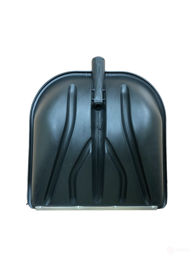 Shovel "Merchant" black with aluminum bar, 410*460 mm