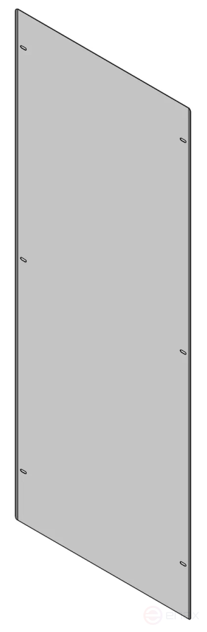 MULTICOLOR Rear wall SCHO-70 (800x2000) (WxDxH) RAL 7035