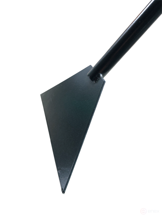 Ice scraper 190mm. with metal handle d-18mm powder-coated (handle length-1.2m)