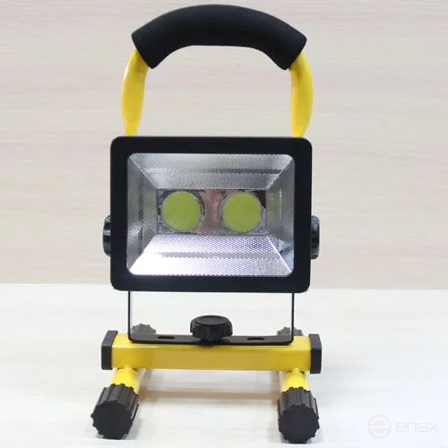 Светодиодный прожектор переносной аккумуляторный Mosvolt RCH FL COB 2*15W