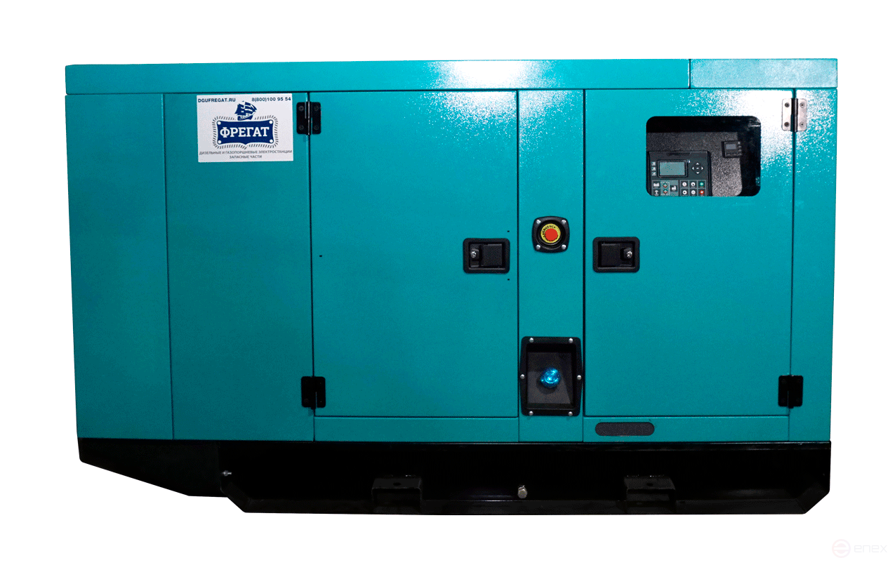 AG-350-Yuchai gas piston power plant in a casing