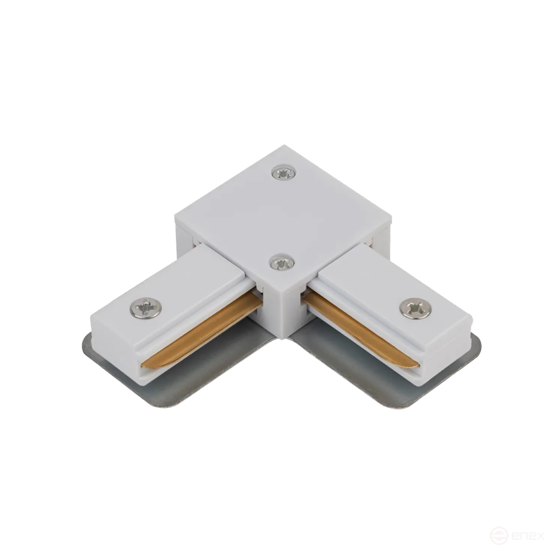 Коннектор L-тип LRB-WH для шинопровода RB белый IN HOME