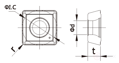 Пластина SPMG07T308-DG MH312