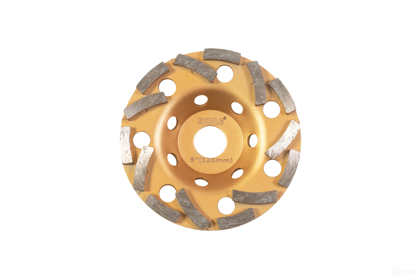 Diamond Stripping Cup Skole Boomerang Segment 125 mm AK5-125