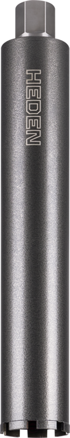 Heden diamond crown 82x450 mm, 1 1/4" UNC, 7 segments, art. 410.004