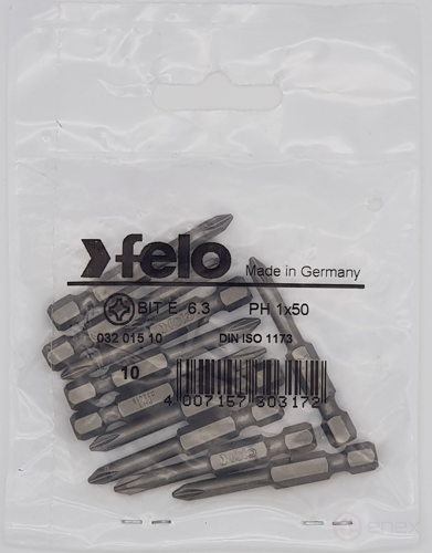 Felo Бита крестовая серия Industrial PH 1X50, 10 шт 03201510