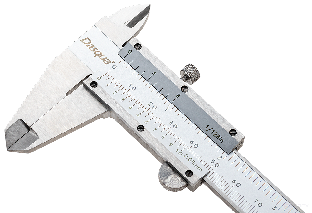Штангенциркуль нониусный 0-200 мм/0-8"; 0,05 мм/1/128"