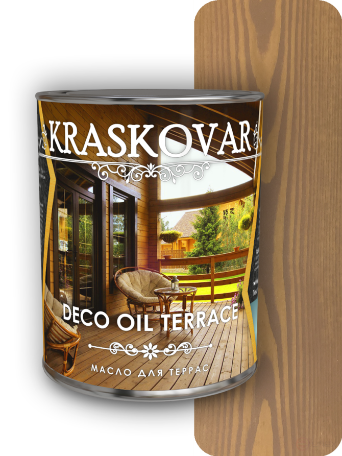 Kraskovar Deco Oil Terrace Oil Caramel 0.75 l.