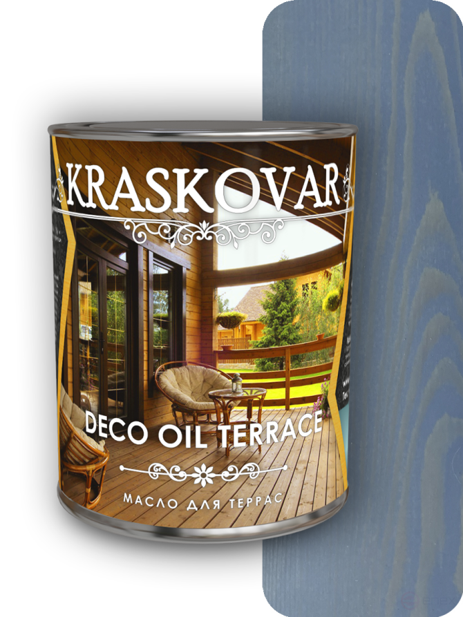 Kraskovar Deco Oil Terrace Terrace Oil Aquamarine 0.75 l.