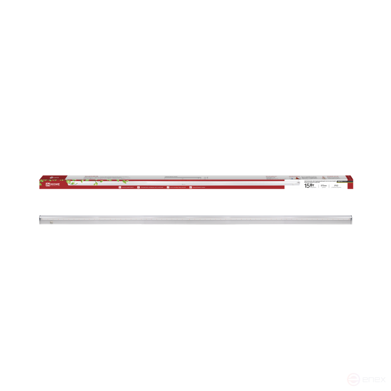 Светильник светодиодный СПБ-Т5 STD-ФИТО красно-синий спектр 15Вт 900мм IN HOME