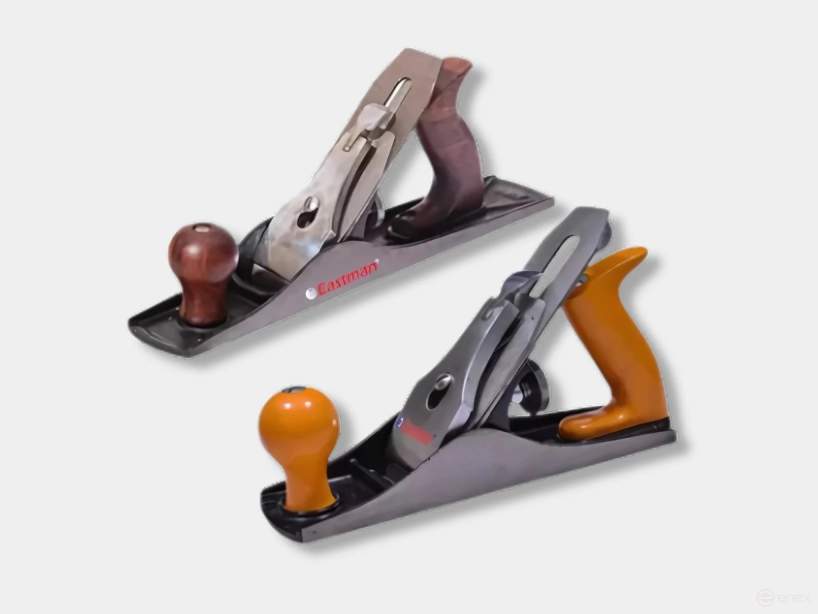 Hand plane with fluted sole 200 mm