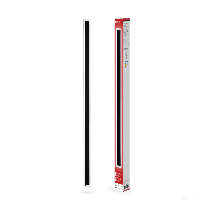 Светильник уличный светодиодный ДБУ MARS120-40AC-ВL 40Вт 3CCT 1200x80 IP54 черный IN HOME