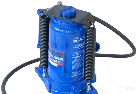 Домкрат пневмогидравлический 20т бутылочный Т21020 AE&T