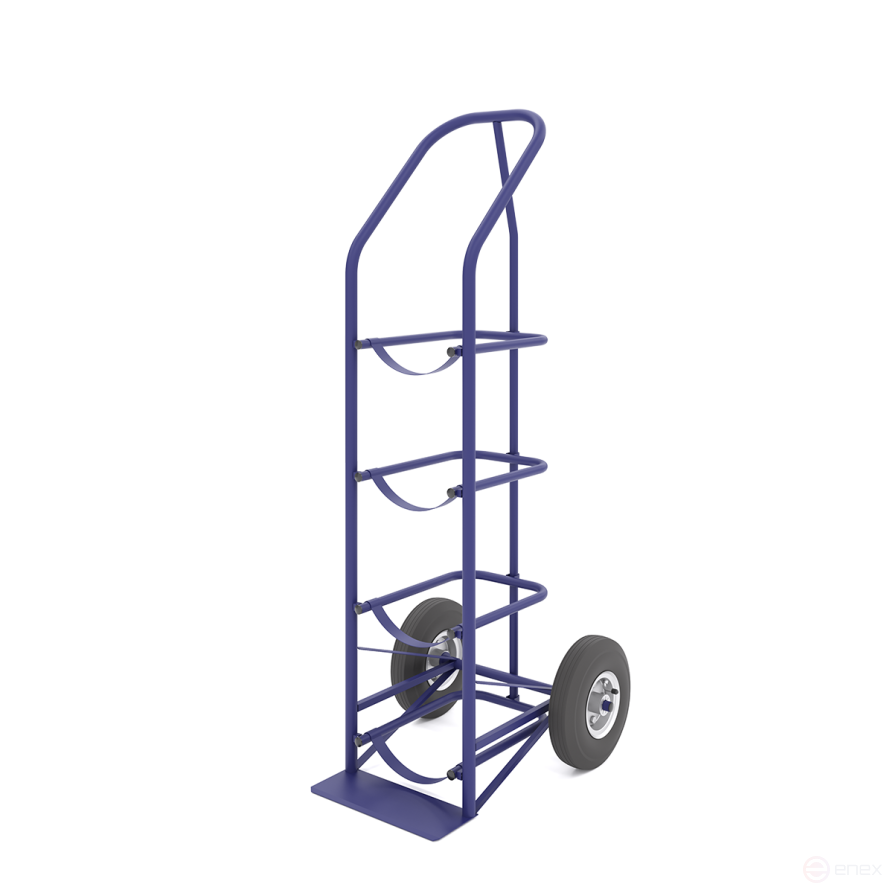 Тележка для перевозки 4-х баллонов воды ВД 4 (колёса d 250 пневмо)