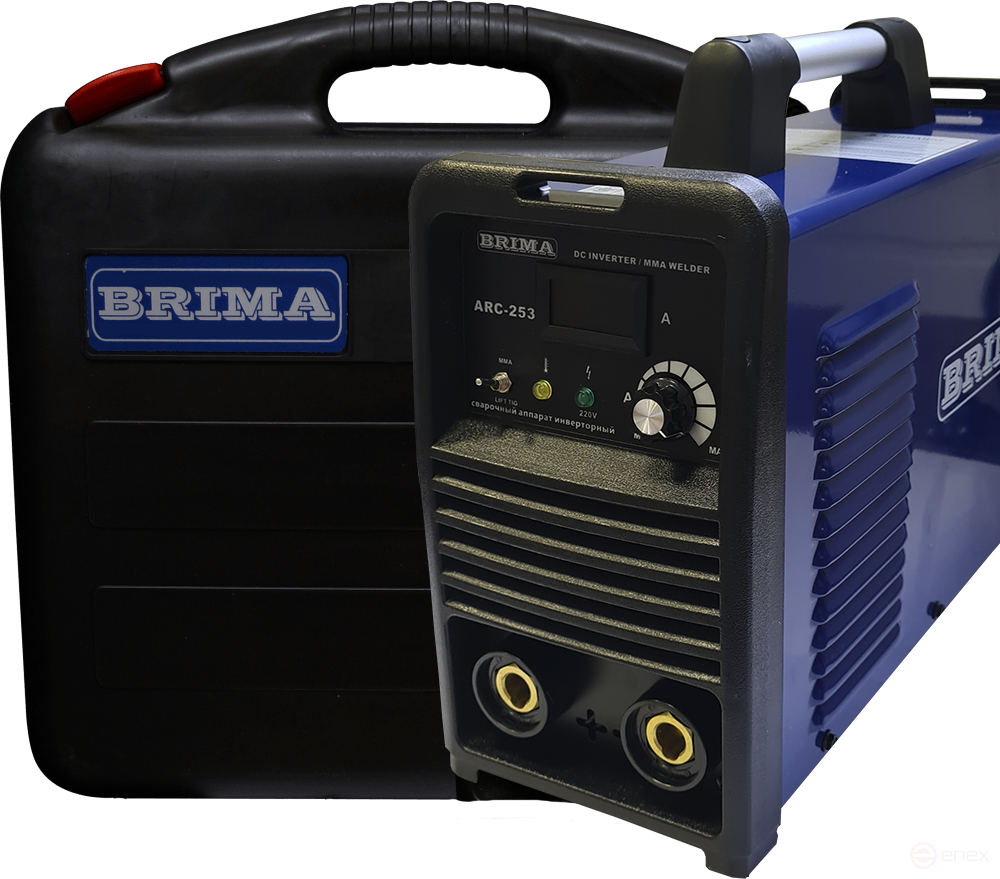 Аппарат инверторный BRIMA PROFESSIONAL ARC-253 (220В) в кейсе