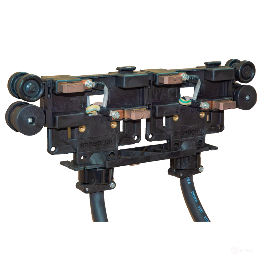 Current collector for HFP56 60A double (with L-1m cable), 56JD-4/60, 563160