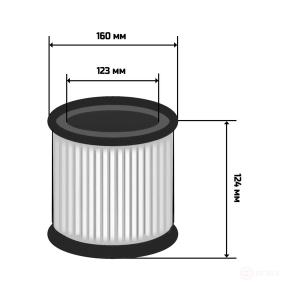 Фильтр для пылесоса патронный BORT BF-1220-HEPA