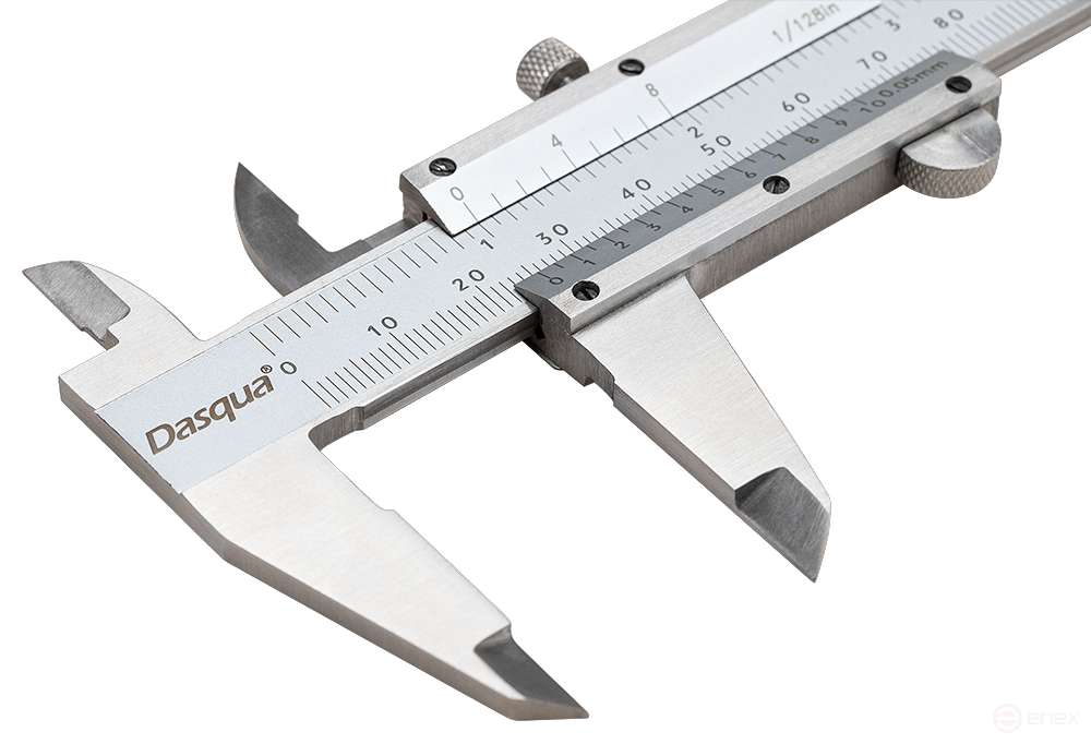Штангенциркуль нониусный 0-150 мм/0-6"; 0,05 мм/1/128"