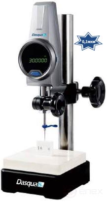 High-precision digital indicator with a stand of 0-50 mm; 0.1 microns; ceramic base 130x130 mm