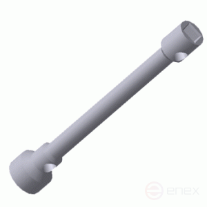 Cylinder straight key 22x38 L-440 slot.