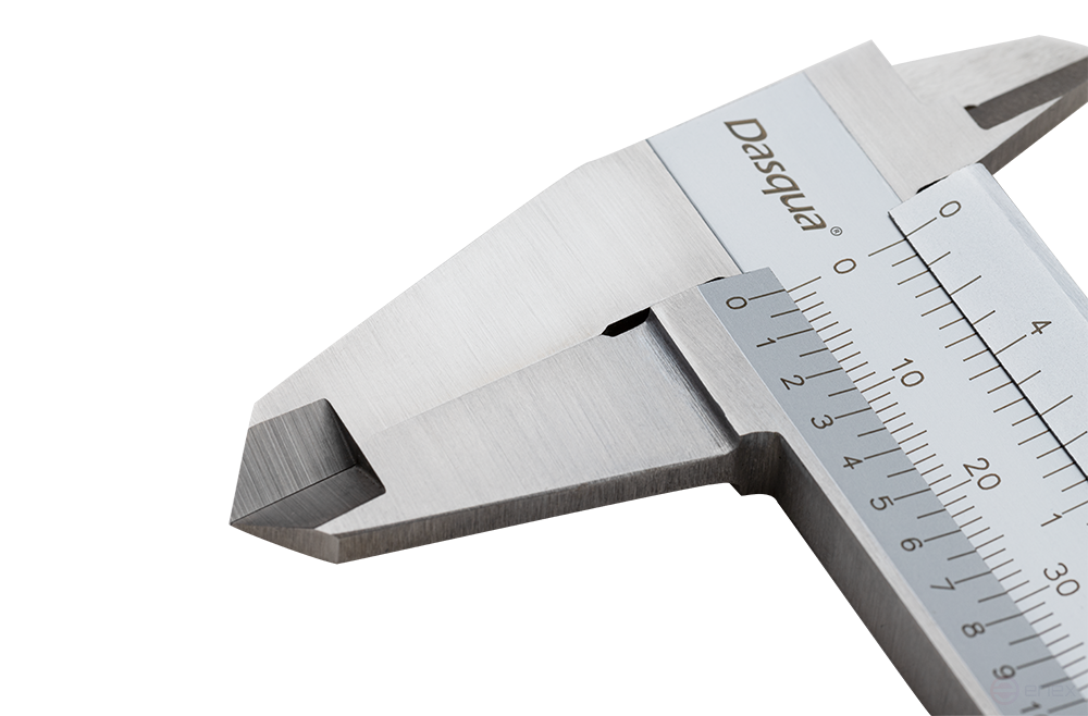 Vernier caliper with one-piece frame 0-150 mm/0-6"; 0.05mm/1/128"